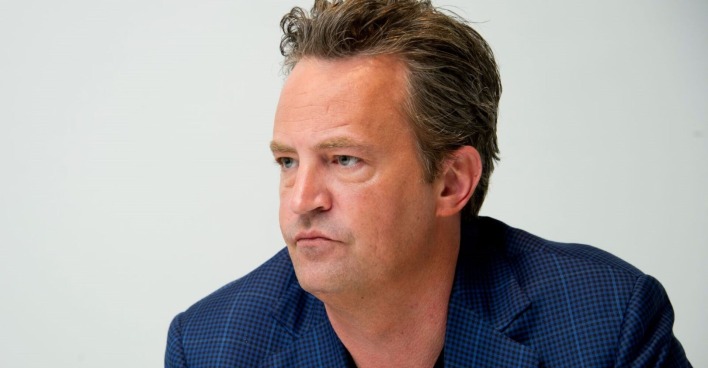 Porträt von Matthew Perry, 2017