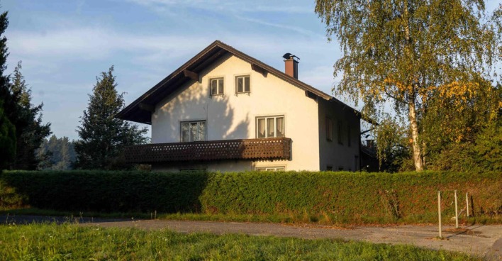 Das Haus, in dem der Mann von der Pflegerin getötet wurde.