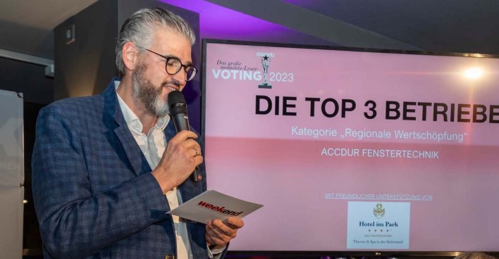 Verleihung der moments-Awards moderiert von Thomas Axmann.