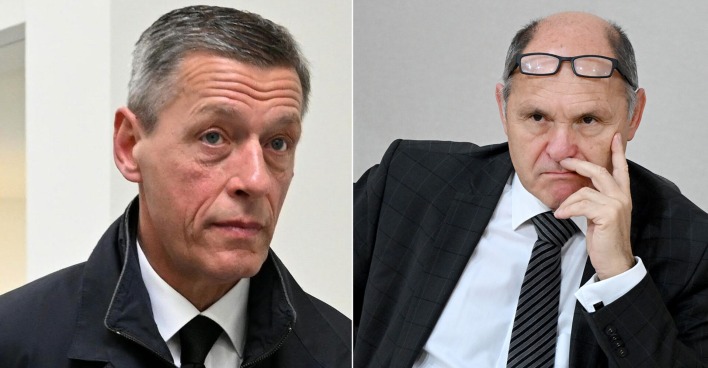 Montage: Links ein Porträt von Christian Pilnacek, rechts ein Foto von Wolfgang Sobotka.