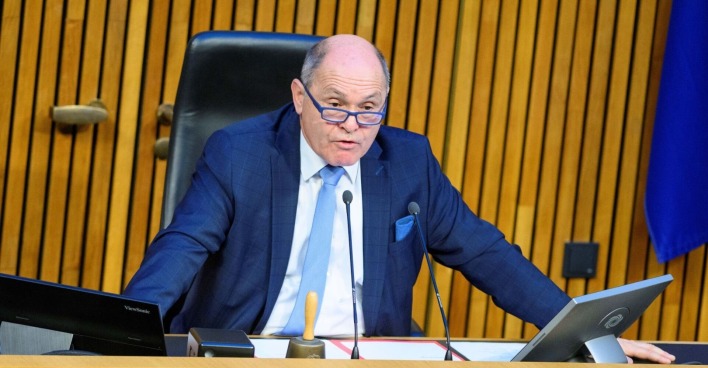 Nationalratspräsident Wolfgang Sobotka im Parlament