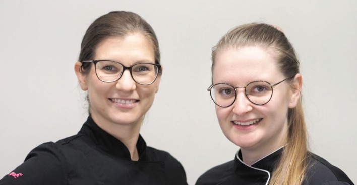 Die zwei Meisterkonditorinnen: Claudia Haas und Martina Rappold
