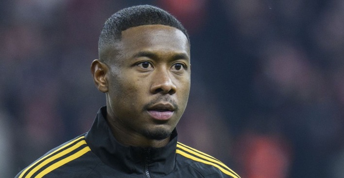 David Alaba auf dem Fußballfeld.