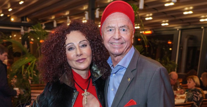 Christina Lugner und Heribert Kasper bei einem Event.