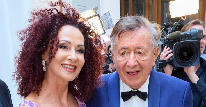 Christine und Richard Lugner bei einem Event.