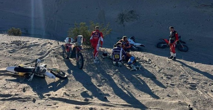 Die Unfallstelle in Kalifornien.