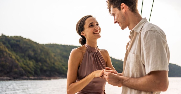 Heiratsantrag im Urlaub