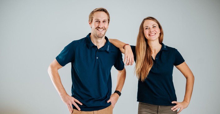 Michael Omann und Marion Kanalz von Movevo