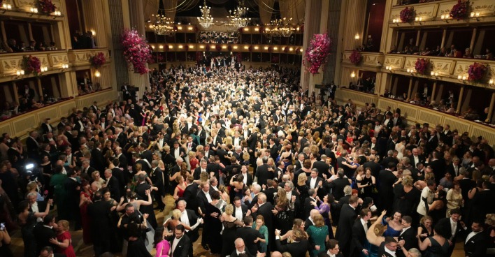 Die Eröffnung auf dem Wiener Opernball.