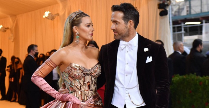 Blake Lively und Ryan Reynolds bei der Met Gala.