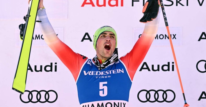 Daniel Yule jubelt über seinen Sieg.