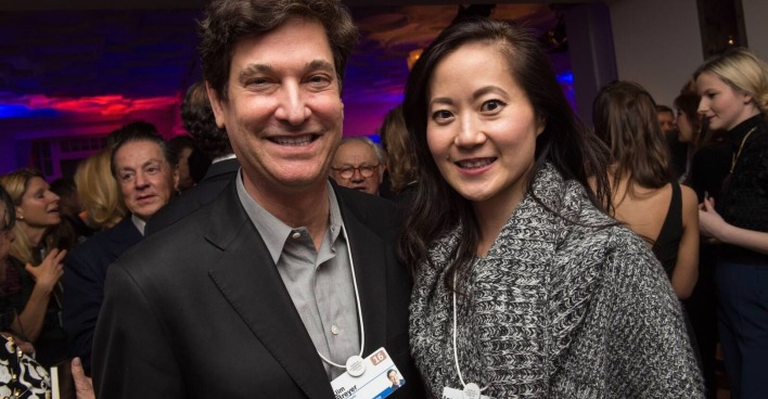 Angela Chao mit ihrem Mann Jim Breyer bei einem Event.