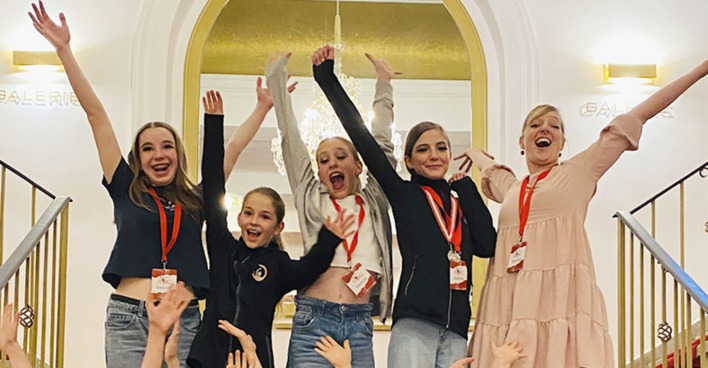 Die Tänzerinnen hatten viel Spaß bei der Austrian National Dance Championship in Wels.