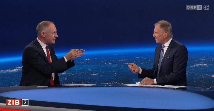 Gerhard Karner im Gespräch mit Armin Wolf in der ZIB2