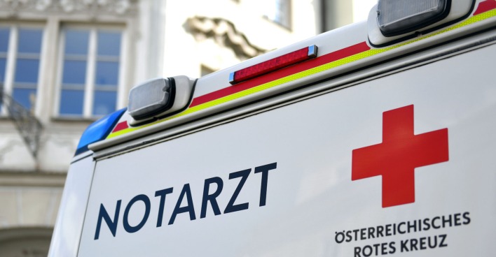 Ein Auto von einem Notarzt.