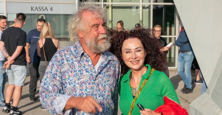 Christina Mausi Lugner mit ihrem neuen Partner Ernst Prost.