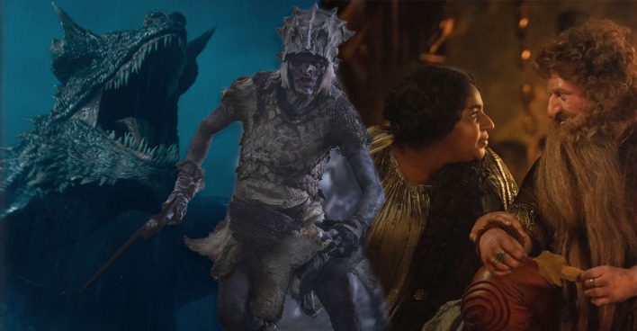 Eine Collage aus Fantasy-Serien.