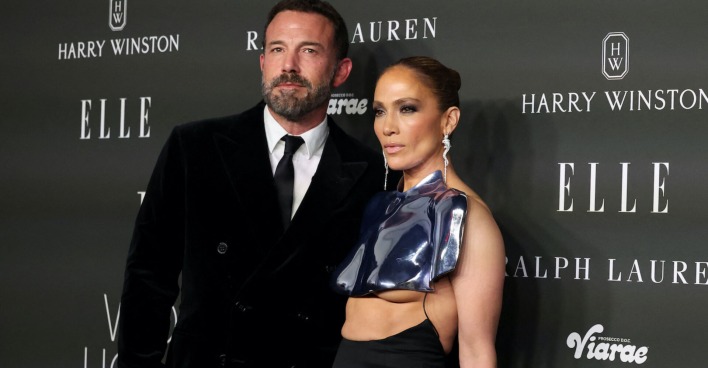 Jennifer Lopez und Ben Affleck auf dem Red Carpet.