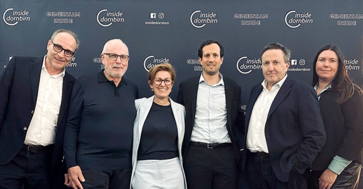 Das motivierte inside-Team mit Obmann Jörg Ströhle, Gutschein-Experte Herbert Hug, GF Heidi Mark und den Vorständen René Krall, Ambros Mayer &amp; Claudia Giesinger