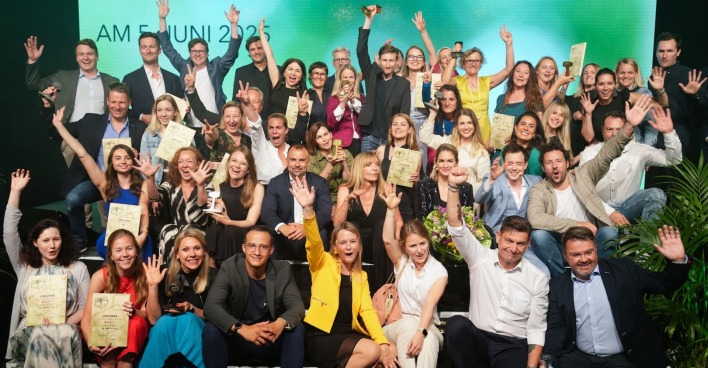 Die glücklichen Sieger des Green Marketing Award 2024