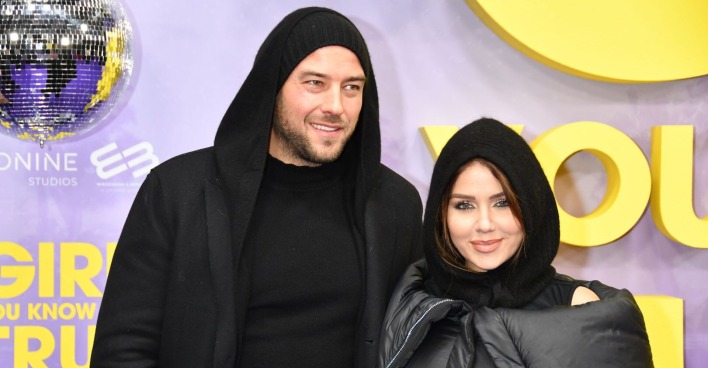 Kim Gloss und Mann Alexander Beliaikin bei einem Event.