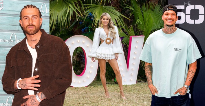 Eine Bildercollage von Sylvie Meis, Gigi Biorofino und Yasin Mohammed.