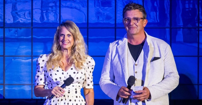 Barbara Schöneberger und Hans Sigl bei der "Starnacht"