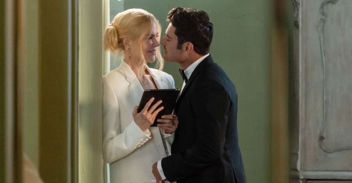 Nicole Kidman und Zac Efron turtelnd am Set von "A Family Affair"