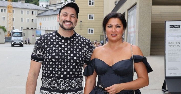 Anna Netrebko und Yusif Eyvazov in Salzburg.
