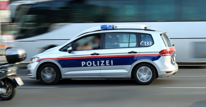 Polizeiwagen im Einsatz
