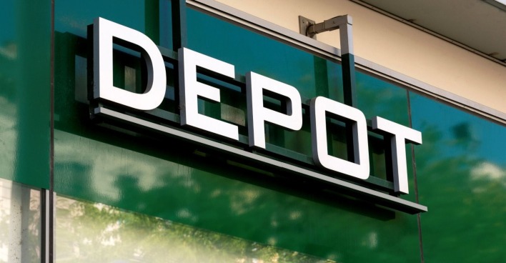Logo des Interieur-Händlers Depot