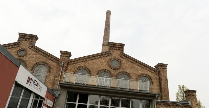 Gebäude der Metastadt Wien