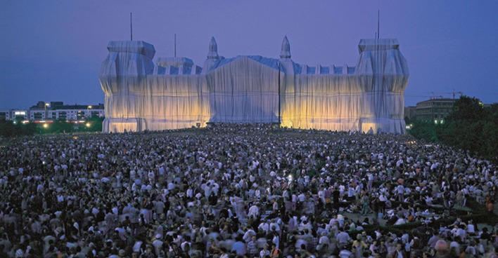 Christo und Jeanne-Claude: Verhüllter Reichstag, Berlin, 1971–95