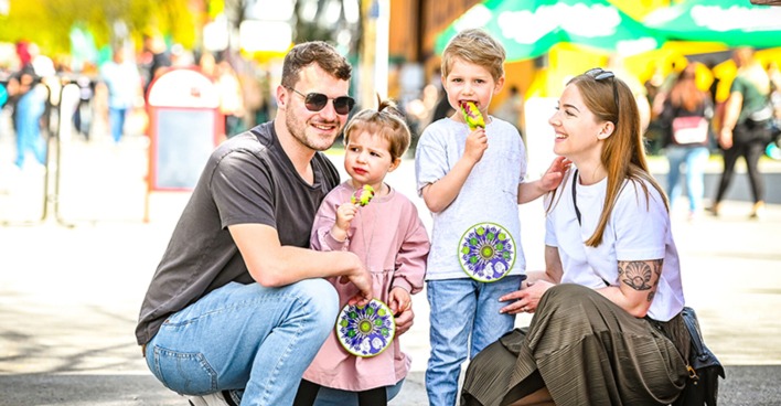 Idealer Familientag auf der Herbstmesse.