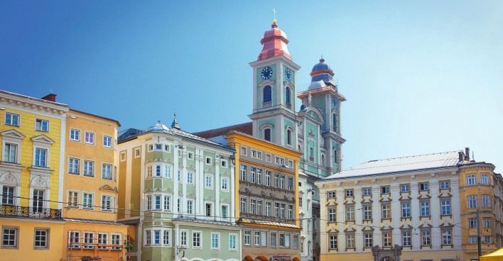 Hauptplatz in Linz.