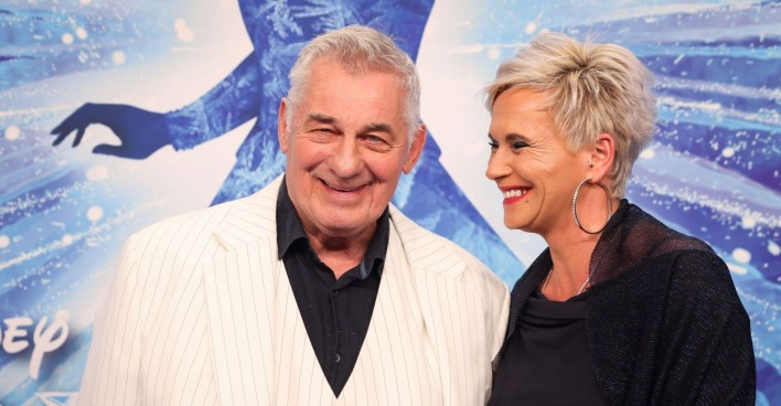 Heinz Hoenig mit seiner Ehefrau Annika.