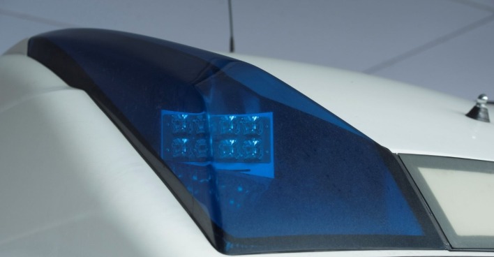 Blaulicht eines Rettungswagens