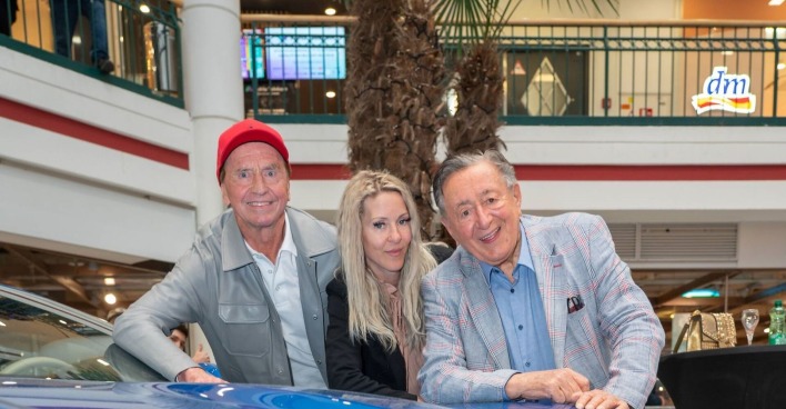 Heribert Kasper mit Simone und Richard Lugner