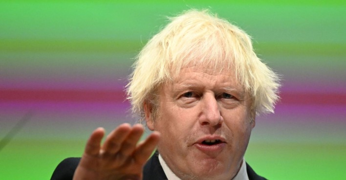 Boris Johnson beim Salzburg Summit 2024