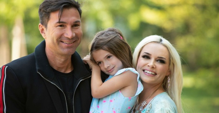 Daniela Katzenberger und Lucas Cordalis mit Tochter