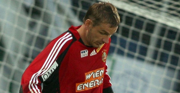 Georg Koch im Rapid-Trikot
