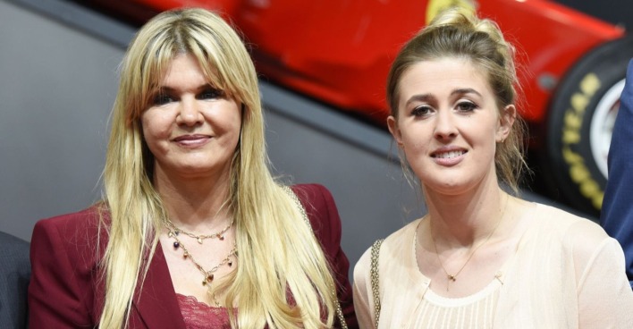 Gina und Corinna Schumacher bei der Verleihung des Staatspreises NRW an Michael Schumacher