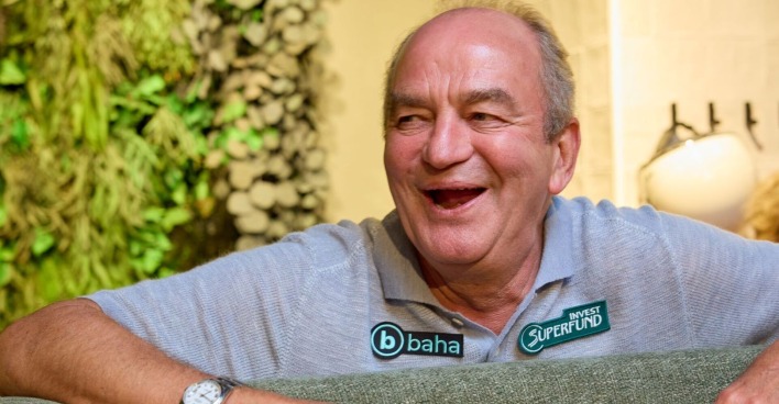 Herbert Prohaska lachend