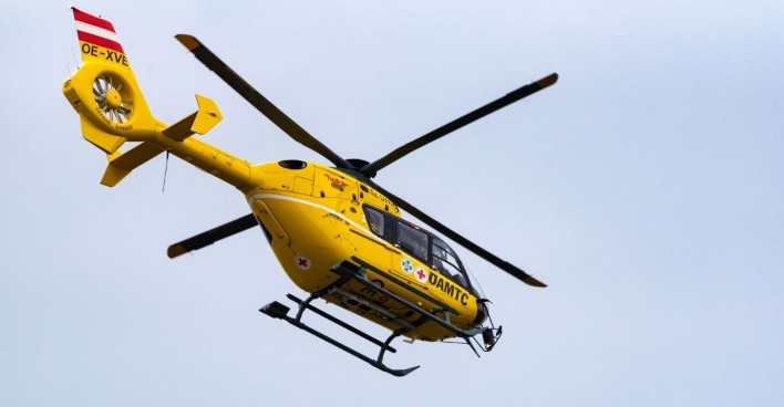 Rettungshubschrauber im Einsatz