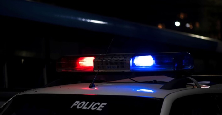 Indischer Polizeiwagen