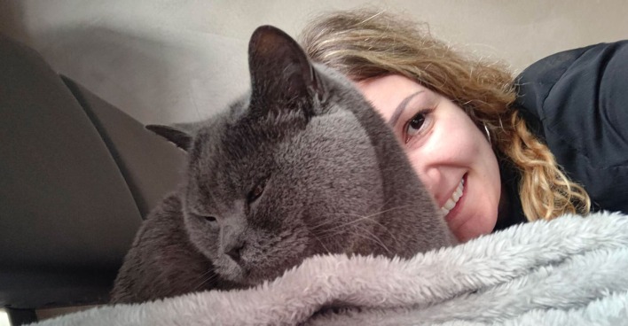 Lilli Platzer mit Katze | Credit: Lilli Platzer