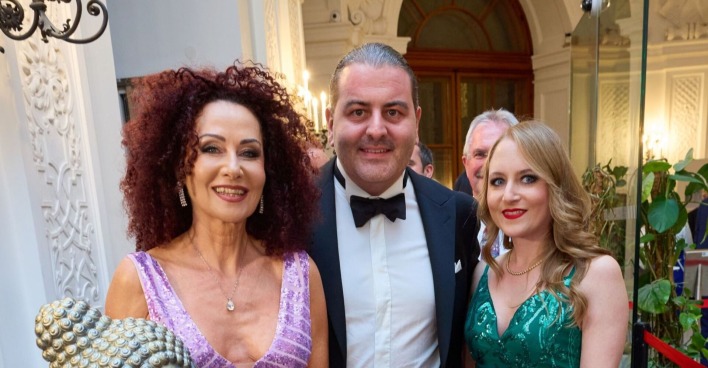"Mausi" mit Leo und Jackie Lugner.