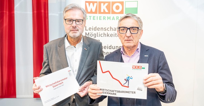 Karl-Heinz Dernoscheg und WKO-Präsident Josef Herk