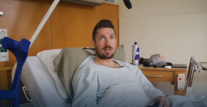 Marcel Hirscher im Krankenhaus