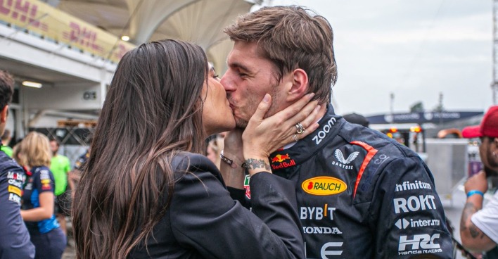 Kelly Piquet und Max Verstappen schweben im siebten Himmel.